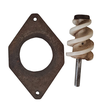 Used soil auger Ø60mm an drill plate for MAYER potting machine