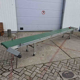 Conveyor belt on wheels 5000 × 500 mm, complete with drive