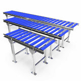 Roller conveyor with adjustable legs - Roll width 400mm - Roll diameter 50mm - Length 1 meter - C/C distance 120mm