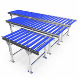 Roller conveyor with adjustable legs - Roll width 600mm - Roll diameter 50mm - Length 2 meters - C/C distance 120mm