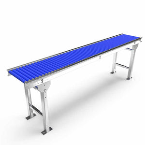 Roller conveyor with adjustable legs - Roll width 300mm - Roll diameter 30mm - Length 2 meters - C/C distance 35mm