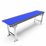 Roller conveyor with adjustable legs - Roll width 400mm - Roll diameter 30mm - Length 2 meters - C/C distance 35mm