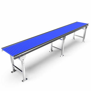 Roller conveyor with adjustable legs - Roll width 400mm - Roll diameter 30mm - Length 3 meters - C/C distance 35mm