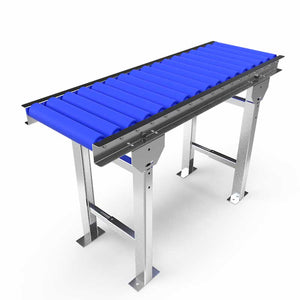 Roller conveyor with adjustable legs - Roll width 300mm - Roll diameter 50mm - Length 1 meter - C/C distance 60mm