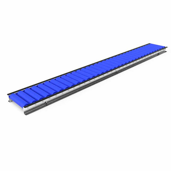 Roller conveyor with plastic rollers - Roll width 200mm - Roll diameter 50mm - Length 2 meters - C/C distance 60mm