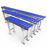 Roller conveyor with adjustable legs - Roll width 200mm - Roll diameter 50mm - Length 3 meters - C/C distance 90mm