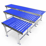 Roller conveyor with adjustable legs - Roll width 600mm - Roll diameter 50mm - Length 1 meter - C/C distance 90mm