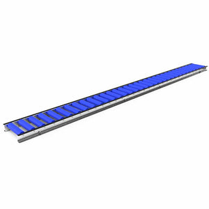 Roller conveyor with plastic rollers - Roll width 200mm - Roll diameter 50mm - Length 3 meters - C/C distance 90mm