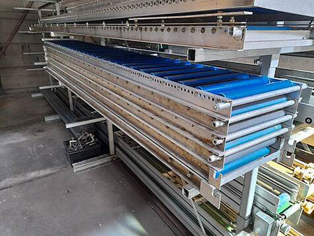 Various roller conveyors for sale new and used