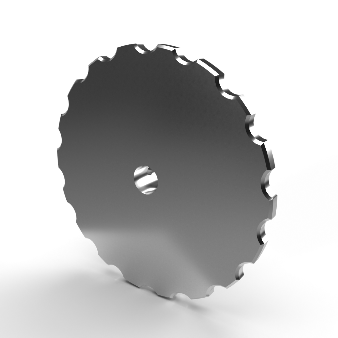 Set of rotary discs elevator