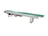 Heto Facade conveyor belt / Pathaway belt / Delivery band with end drive. Band deck width 21 cm