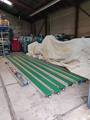 Set of conveyor belts in good condition (Price starting from: €4.950,-)
